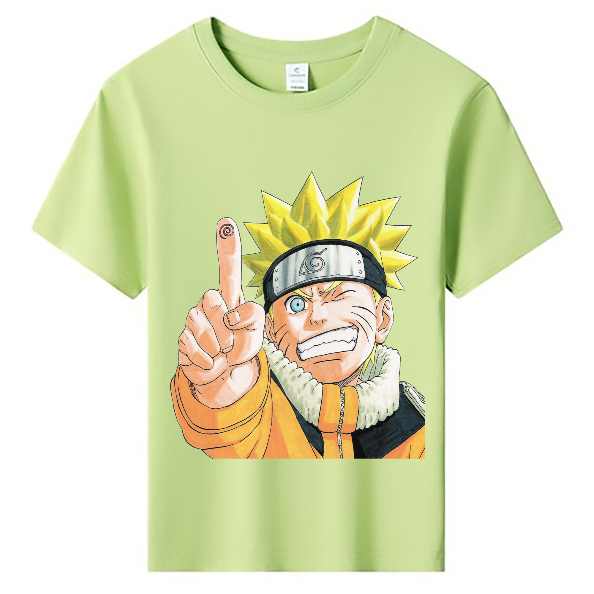 （画像用） NARUTO -ナルト- うずまき ナルト Uzumaki Naruto 綿100％キッズTシャツ（フロントプリント）